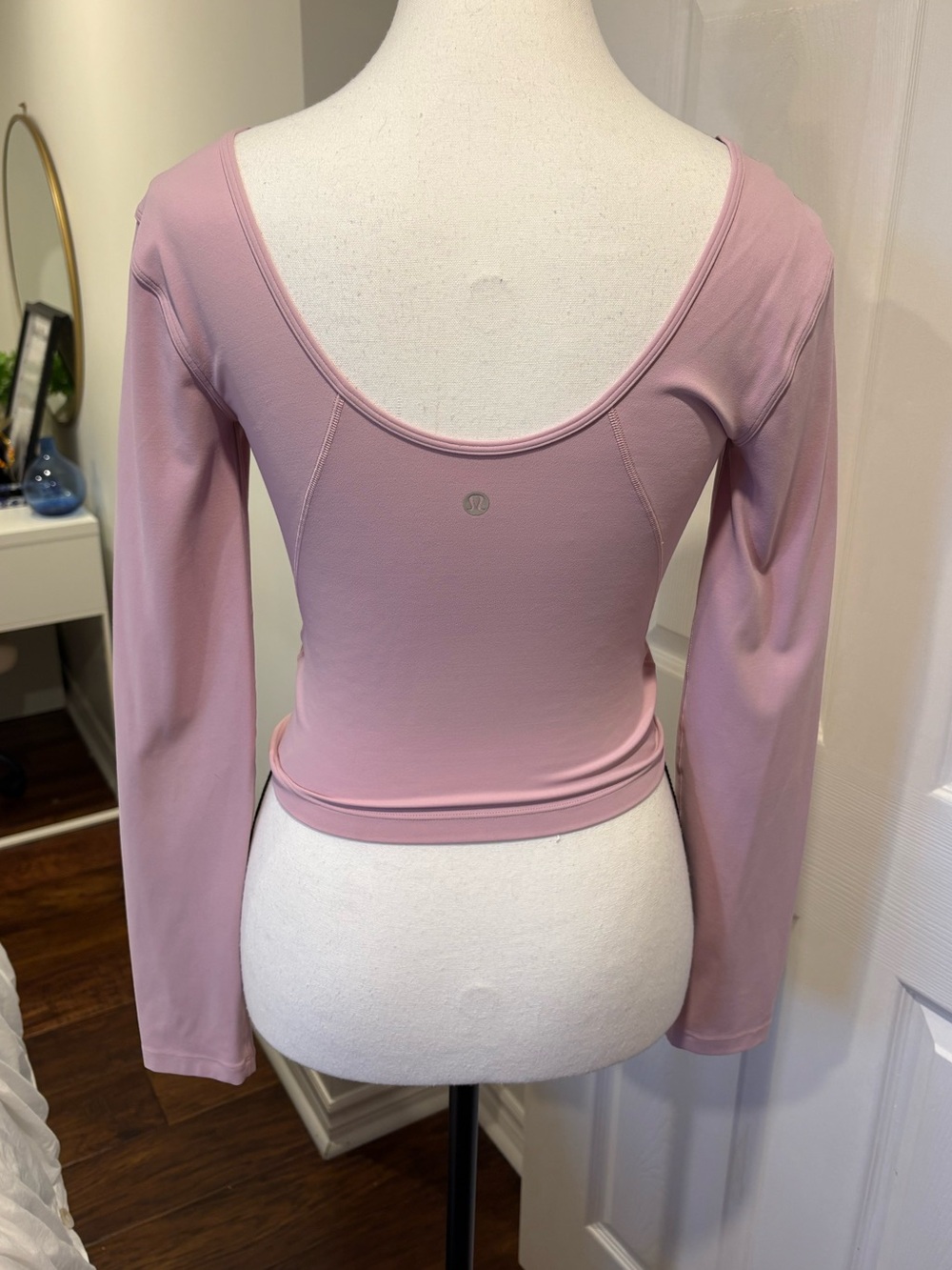 Lululemon Align Long Sleeve Shirt Pale Pink Mauve Estimated Size 6